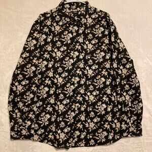 Express Men’s Floral Print Slim Fit Dress shirt